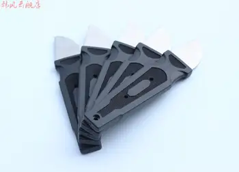 

NEW 2Pc Mobile Phone Metal Opening Pry Repair Tools For IPhone IPod IPad Netebook Flexible Steel Blade Scraper Ergonomic Handle