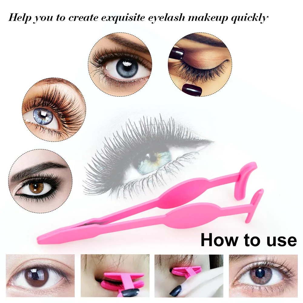 1pcs False Eyelash Tweezers Curler Curling Clip Beauty Makeup Tool Cosmetic Accessories Eye makeup | Красота и здоровье