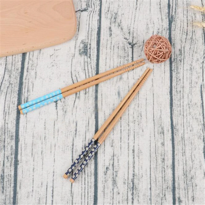 5 Pairs/set Chopsticks Natural Bamboo Chinese Non-Slip Sushi Sticks Chop Hot Sale Gift Kitchen Tableware Tools | Дом и сад