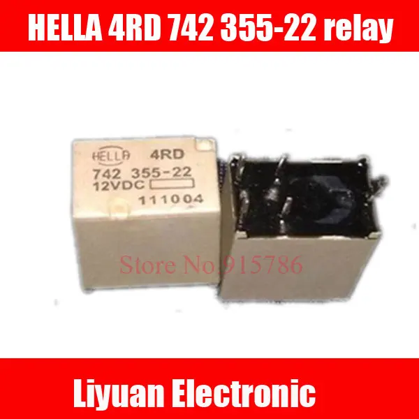 Автомобильное реле дальних фар HELLA 4RD 742 355-22 12 В постоянного тока 5 шт.  | Интегральные схемы -32767032862