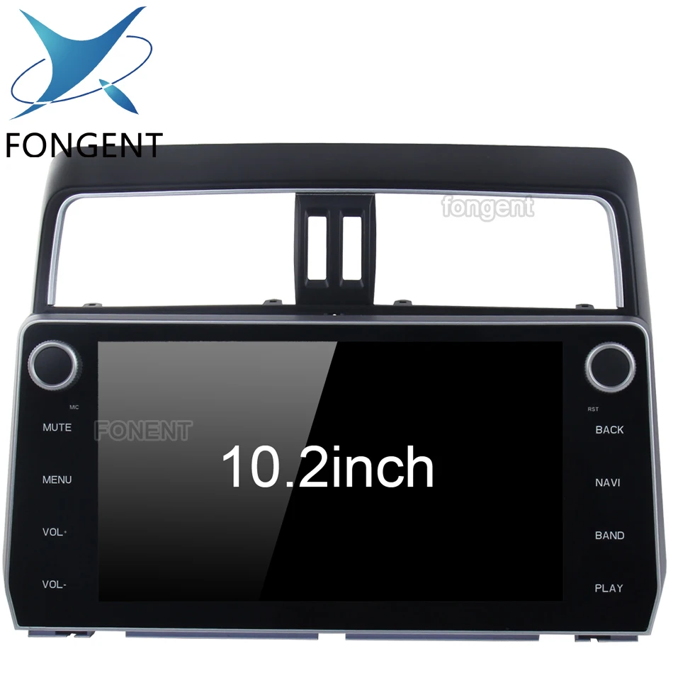 Discount 10.2Inch New Android Car GPS Navigation Radio Player For Toyota Prado 2018 2019 Stereo 4G+32GB Octa Core 2Din MP3 MP4 Multimedia 0