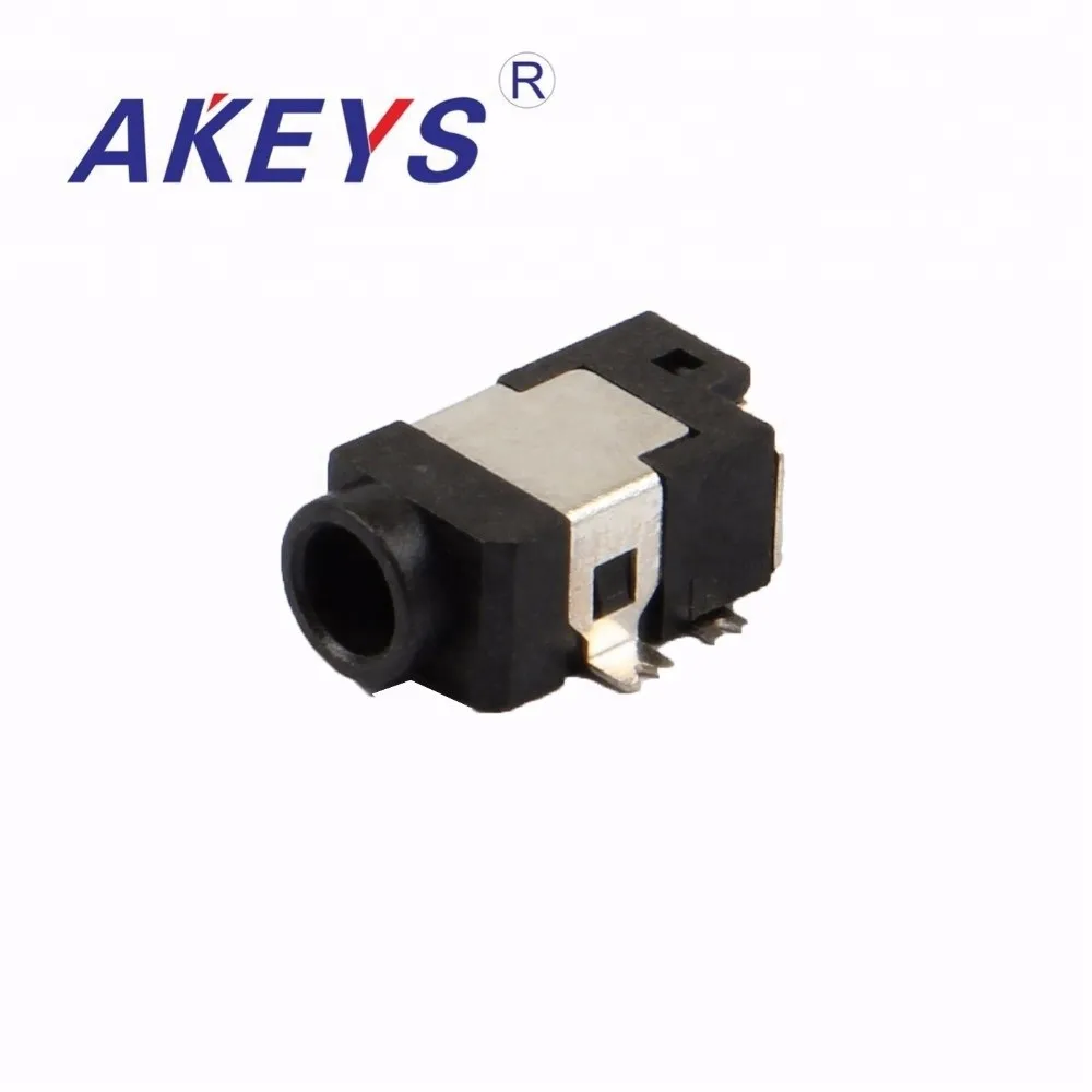 

20PCS DC-052 3.7MM*1.0MM 5PINS DC Power Jack Socket Female Panel Mount Connector with 2 fixed feet
