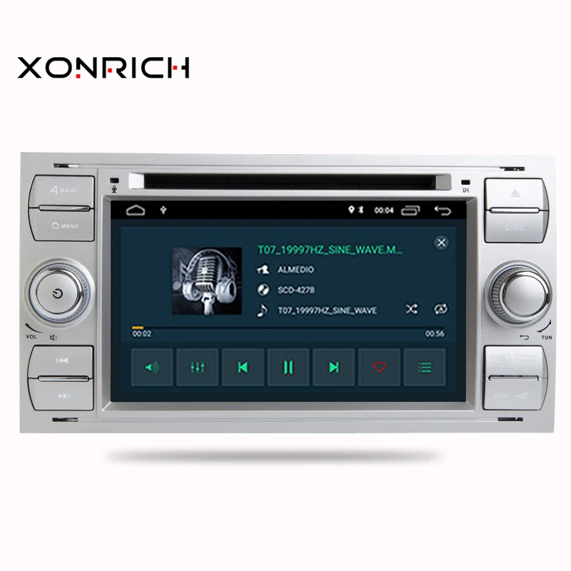 Discount Car Multimedia Player 2Din Car Radio GPS Android 8.1 32GROM For Ford Focus 2 Mondeo 4 C-Max S-Max Ford Fiesta Kuga Fusion Galaxy 2