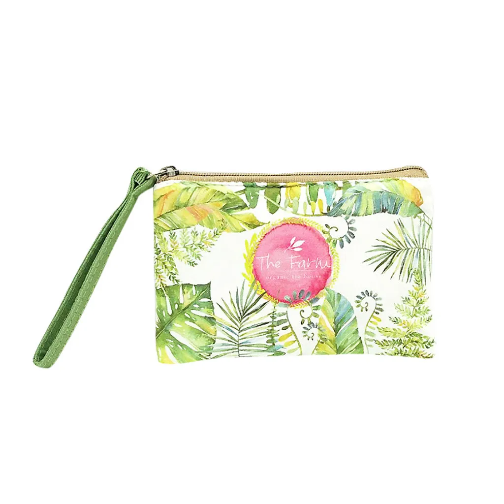 

MOLAVE Wallets & Holders zipper mini wallet Cute Canvas Cash Coin Purse Make Up Bag new Cellphone Bag With Handle Wallet 9402