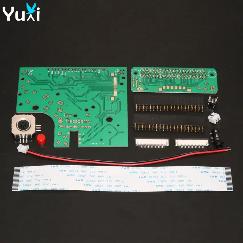 

1 Set DIY 6 Buttons PCB Board Switch Wire Connector Kit For Raspberry Pi GBZ For GameBoy GB Zero DMG-001