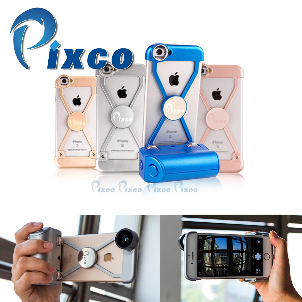 Pixco Selfie Sticks iP.hone case 4.0 bluetooth adapter bluetooth camera remote Shockproof phone case Suit For I6