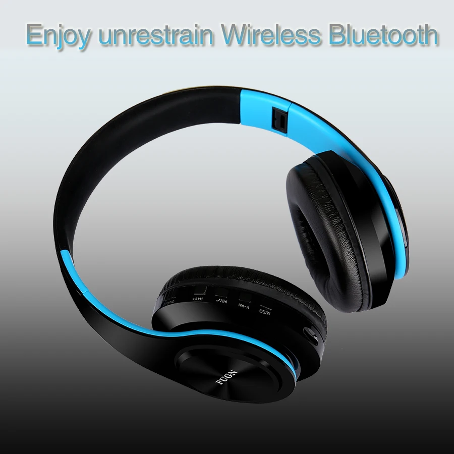 FUGN FG-69 Bluetooth стерео беспроводные наушники Bluetooth 4,2 гарнитура складная конструкция встроенный микрофон Handfree mp3-плеер