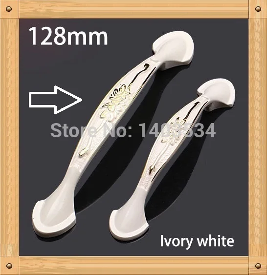 Best Offers Length 152mm Hole Pitch 128mm Ivory White Color Kitchen Furniture Handle antique bedroom drawer handle Ivory color Best Offers Length 152mm Hole Pitch 128mm Ivory White Color Kitchen Furniture Handle antique bedroom drawer handle Ivory color