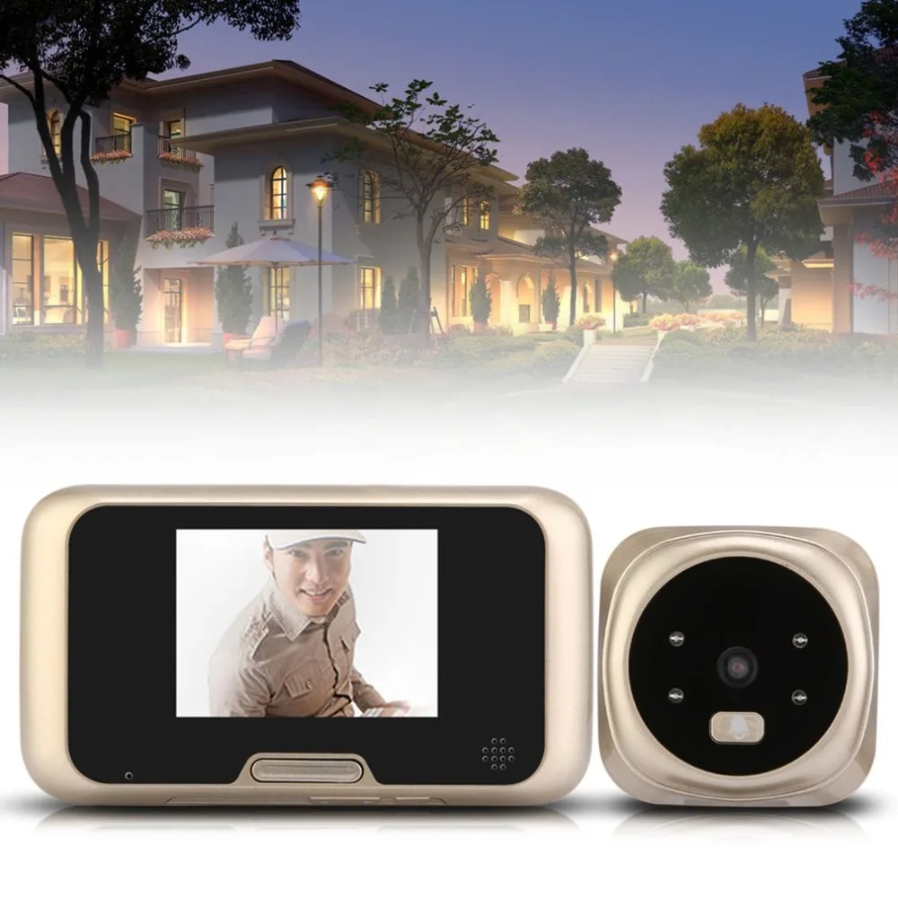 

LESHP 3.0 inch TFT LCD Video Camera Peephole Wireless Zoom Camera Doorbell 160 Degrees Wide Viewer Night Vision Doorbell