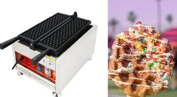 

Free shipping Electric Commercial Honeycomb waffle maker/ waffle baker