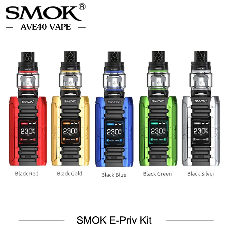 Original Electronic Cigarette SMOK E Priv Box Mod Kit 230w Vaporizer Kit with 8ml Tfv12 Prince Tank 0.2ohm Dual Mesh Coil Vape Original Electronic Cigarette SMOK E Priv Box Mod Kit 230w Vaporizer Kit with 8ml Tfv12 Prince Tank 0.2ohm Dual Mesh Coil Vape