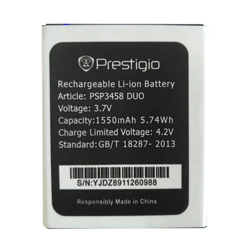 1 шт телефон батарея для Prestigio psp 3458 DUO PAP3458 psp 3458 Замена батареи сотового телефона