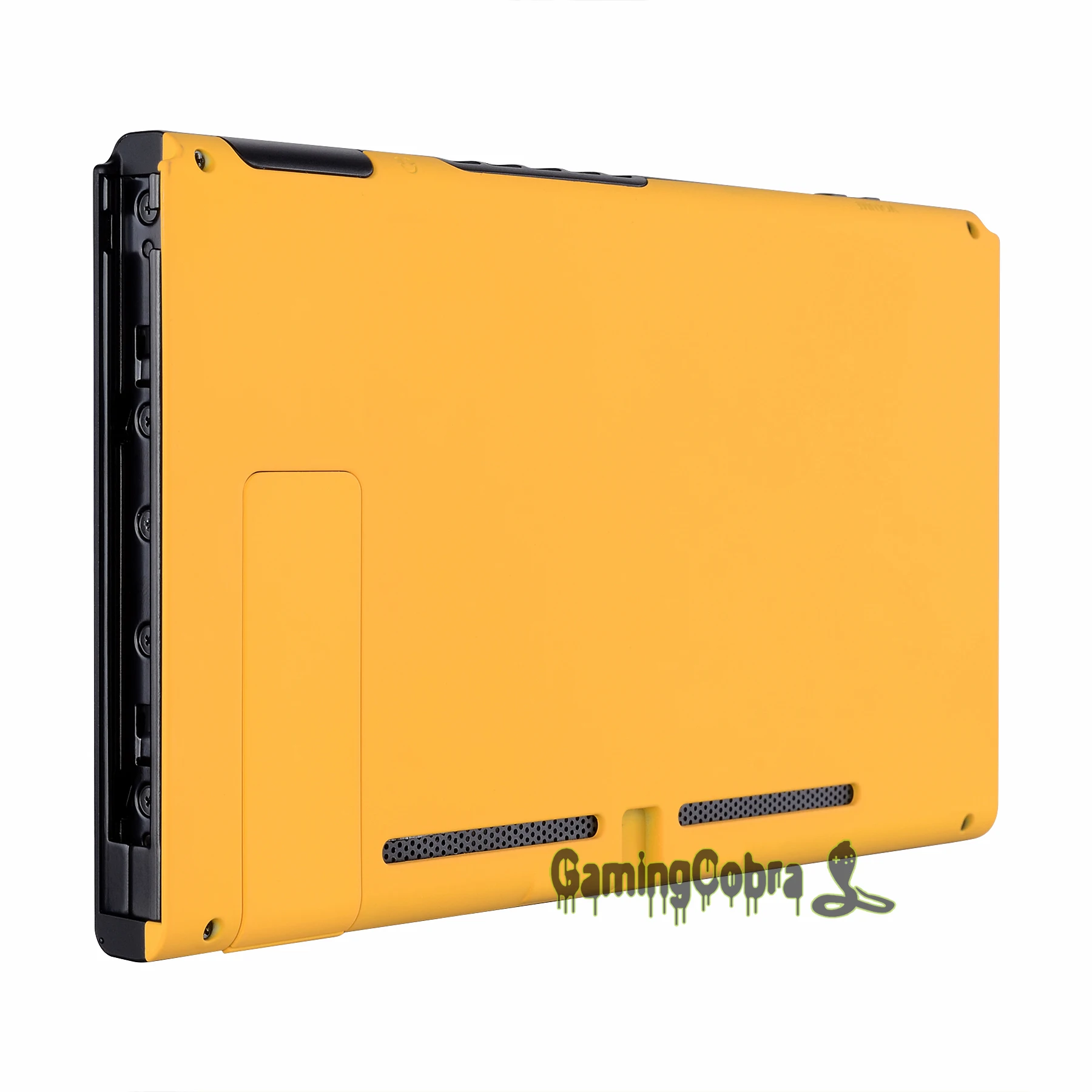 Traseira de Substituição Habitação para Nintendo Console do Switch Soft Touch Grip Cautela Amarelo Console Placa Case Shell w – Kickstand Zp305