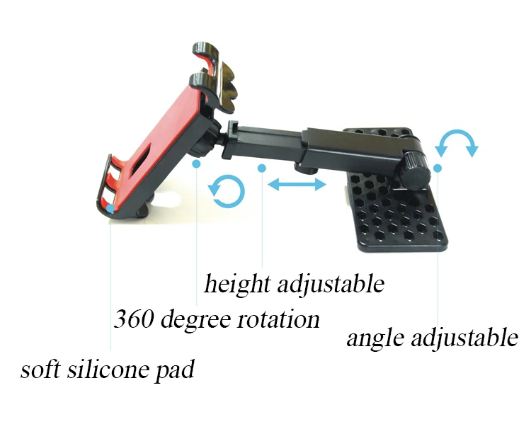 height adjustable 360 degree rotation adjustable soft silicone angle