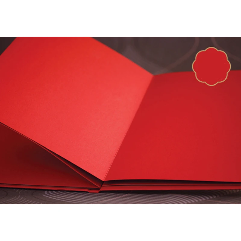 Красная свадьба Гостевая книга с лентой подпись книга для Свадебные украшения Приём Сувениры подарок брак событие для вечеринок