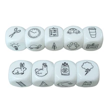 9 шт. игральные кости, сказочные игральные кости, настольные игры, игрушки для детей, для семьи, родителей, вечерние, забавные, Imagine, развивающие, волшебные игрушки-головоломки