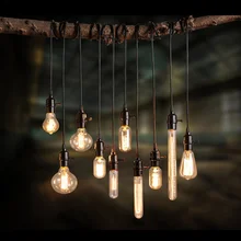 Винтаж Ретро E27 розетка с выключателем Подвески Эдисона лампа база для дома ресторан романтическое украшение люстра база