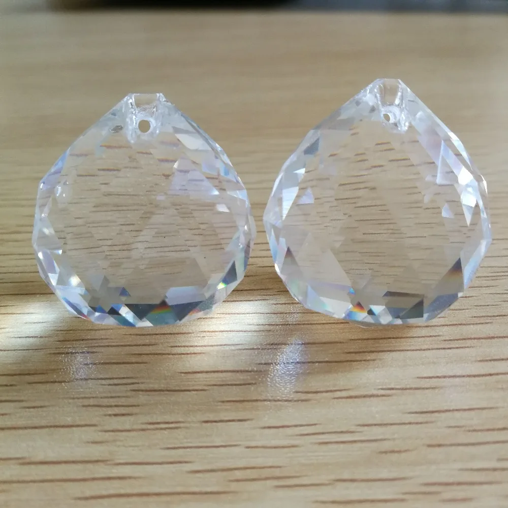 

30mm crystal clear faceted ball 110pieces chandelier part for home lamp dcoration