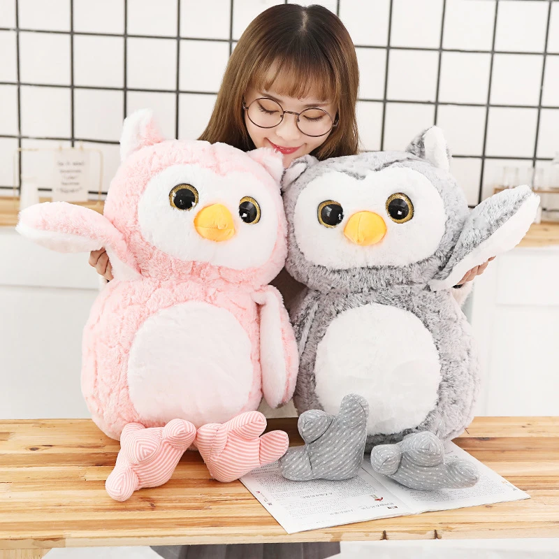 owl plush pillow