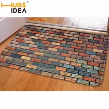 HUGSIDEA кирпич Нескользящие Ванная комната двери Спальня ковер Туалет спереди коврик можно стирать Гостиная прихожей сопротивление коврик