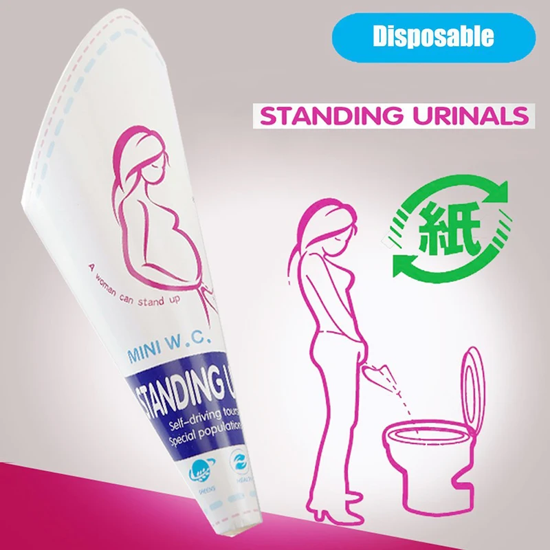 Disposable Female Urinals Woman Urinal Pee Standing PortableTravel