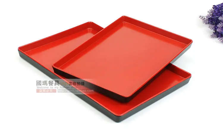 2pc Lot Free Shipping Anese Style Black Red Storage Tray Plastic 2pc Lot Free Shipping Anese Style Black Red Storage Tray Plastic Square Food Container Melamine Hotel Party Dinner Traies In Trays From Home