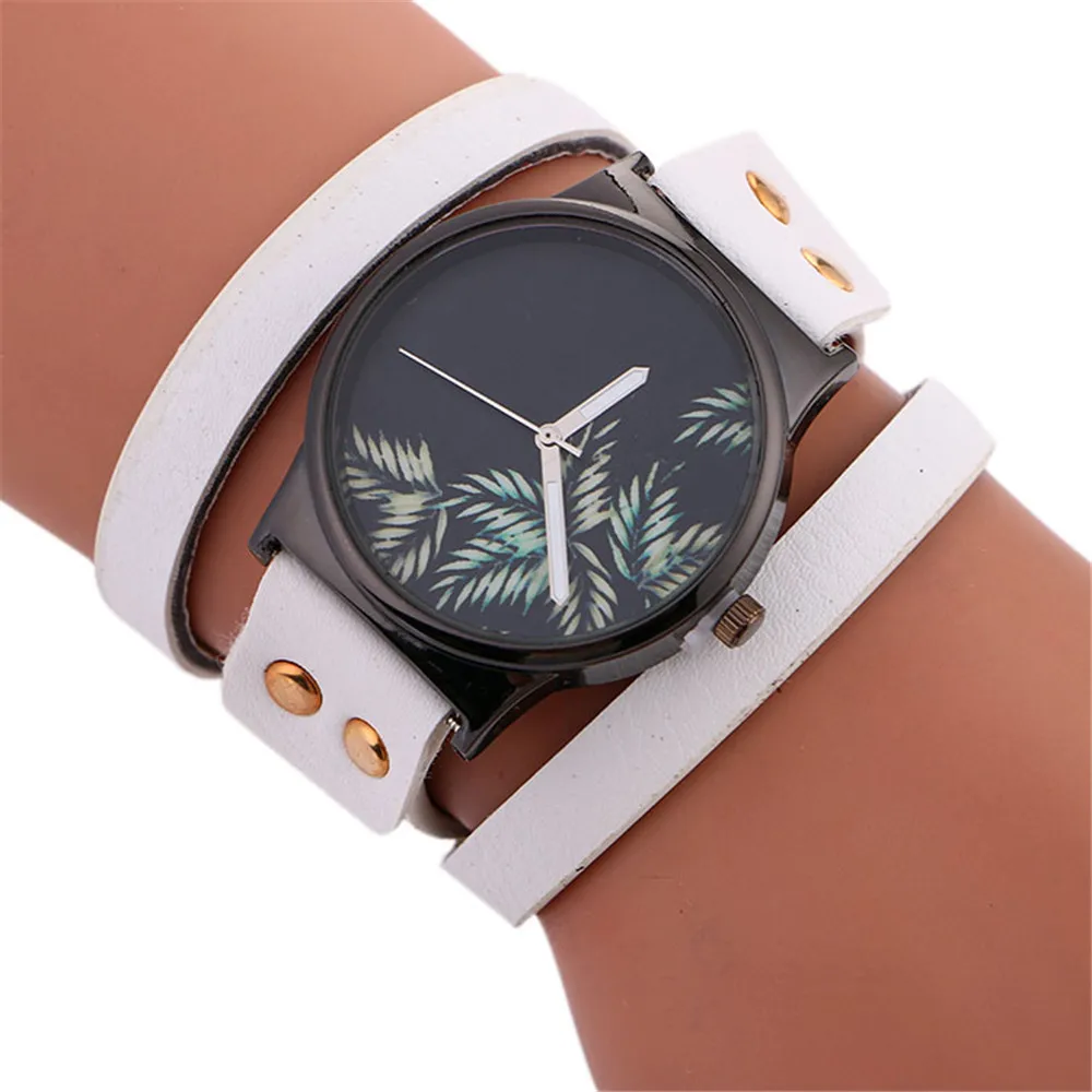 

New Brand Watches Women Vintage Fashion Luxury Leather Bracelet Watch Casual Dress Quartz Wristwatches Clock Zegarek Damski #B