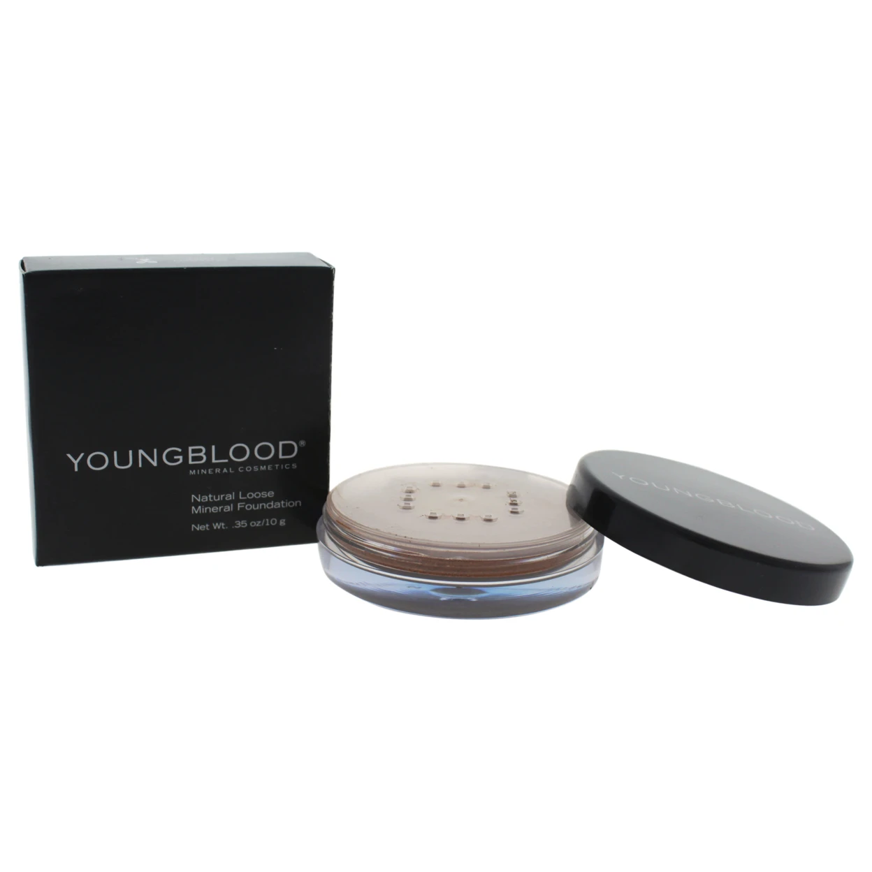 Natural Loose Mineral Foundation - Hazelnut by Youngblood for Women - 0.35 oz Foundation