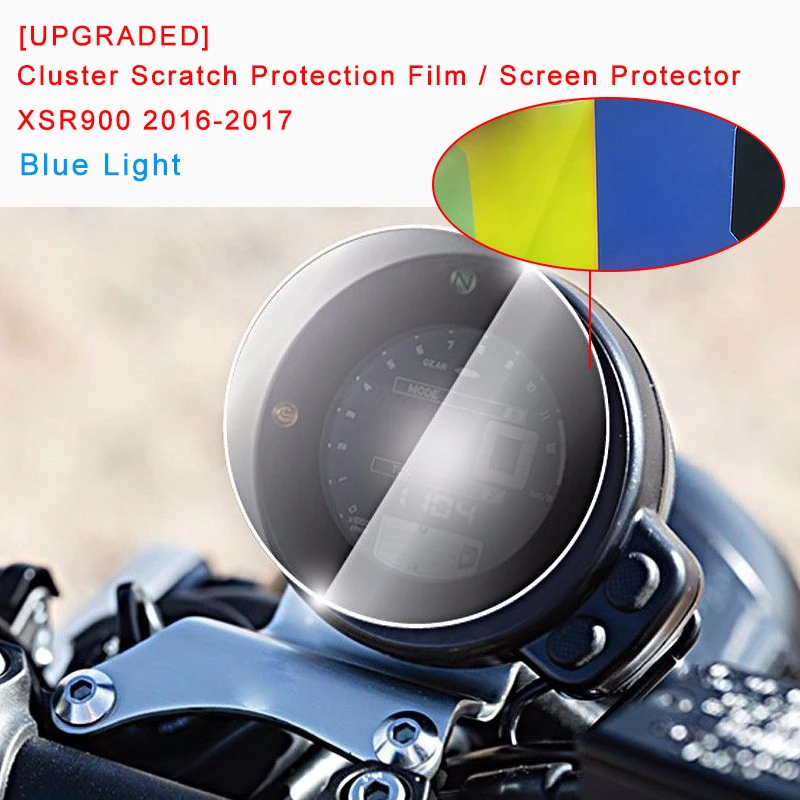 for Yamaha XSR900 2016-2017 Cluster Scratch Protection Film Screen Protector Blue Light Explosion-proof 100% Brand New (1)