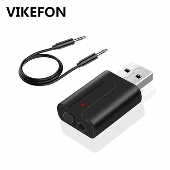 

One-Button Mode Switch Bluetooth 5.0 Audio Receiver Transmitter Wireless Stereo Music 3.5mm AUX Jack RCA USB Bluetooth Adapter