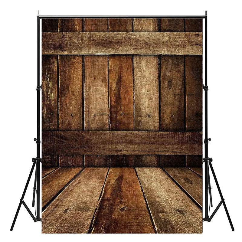 5X7FT 나무 벽 플래그 사진 배경 사진 스튜디오 소품 나무 바닥 사진 배경 Photobooth 소품 1.5 메터 x 2.1 메터