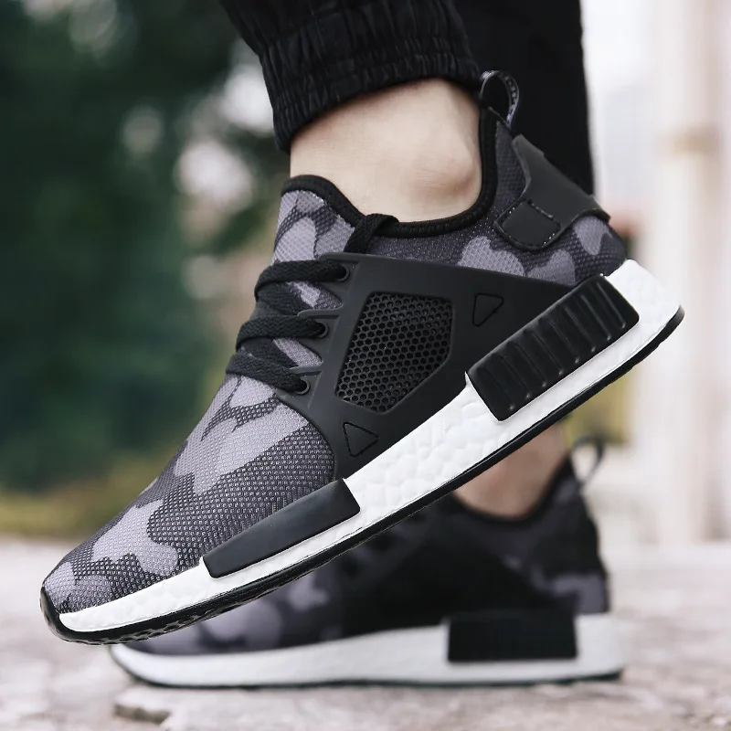 

High Quality Shoes Men Sports Shoes Air Mesh Breathable Athletic Outdoor Walking Shoes Men Running Shoes 2019 Hot Men Sneakers