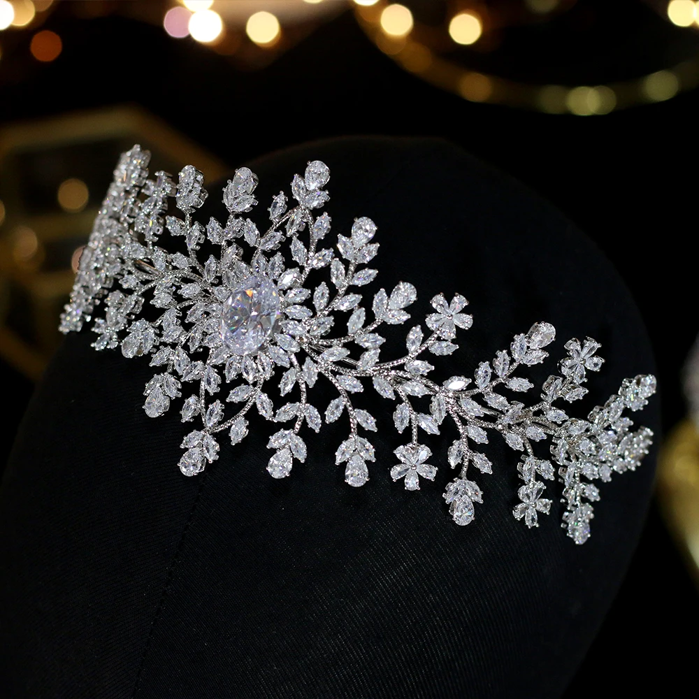 ASNORA Высокое качество Европейский суд Свадебные аксессуары для волос принцесса банкет корона платье аксессуары