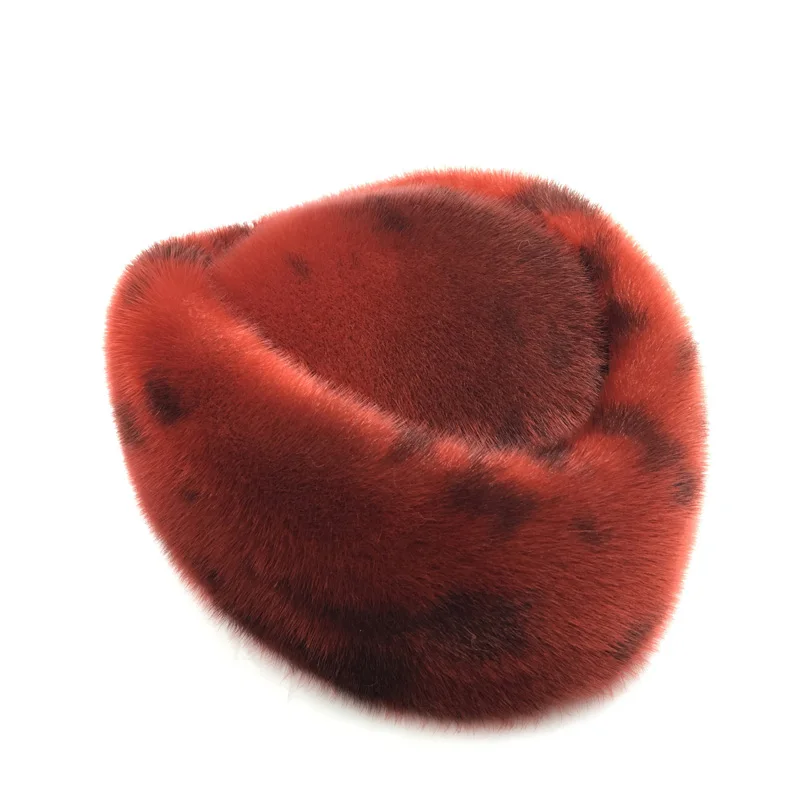 Последняя мода Уплотнители меховая шапка натуральная развивающий коврик для ползания драгоценные Уплотнители качественного меха в фуражке Формальные Hat HB-005