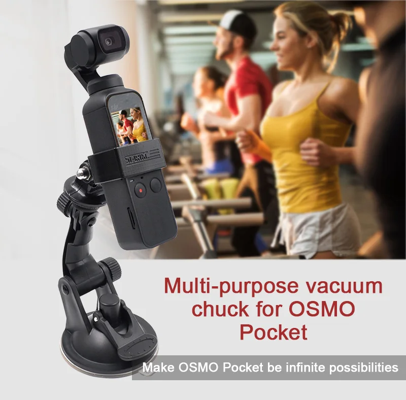 

STARTRC DJI OSMO Pocket Handheld Gimbal Camera Versatile Suction Cup Mount For DJI OSMO Pocket Action / OSMO Action camera