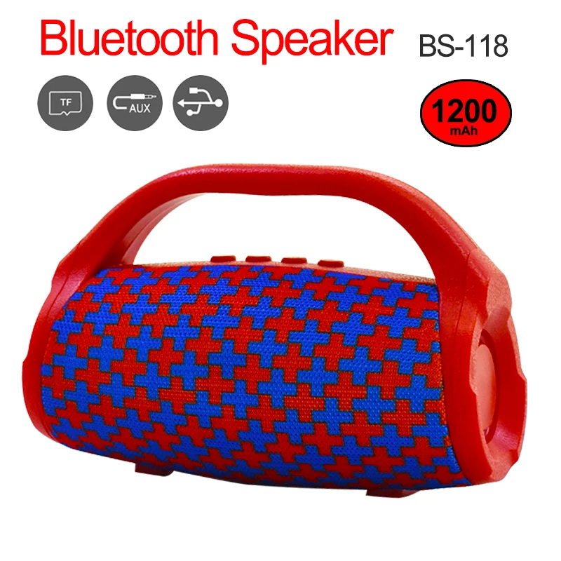 

Portable Bluetooth Speaker Subwoofer Wireless Speakers with Mic Sound System 3D Stereo Music Surround Support TF Card
