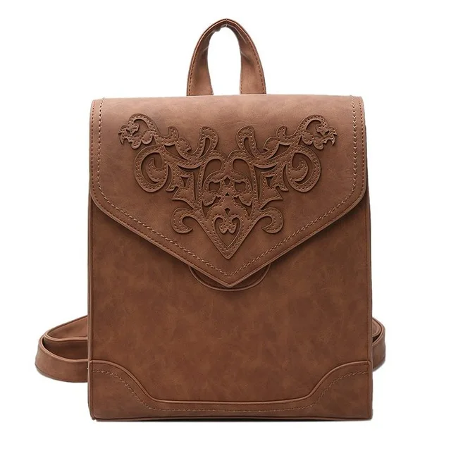 

Mochilas Mujer School Style Fashion Women Leather Backpack Female Floral Bag Ladies Softback Character Embossing Backpacks