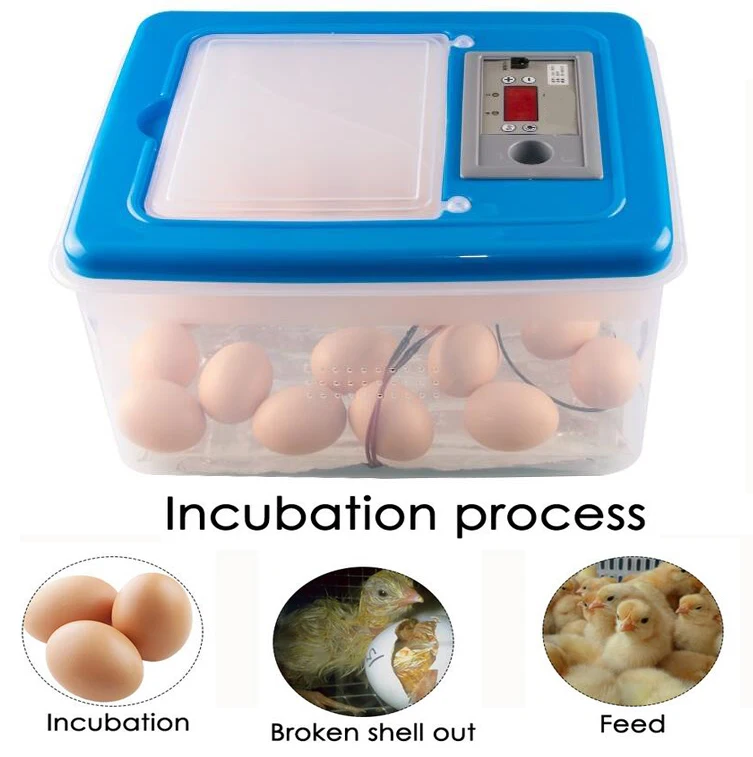 30-64 яйца электронный инкубатор выводной шкаф автоматическая инкубационных куры утки и инкубатор для гусей 12 V/220 V