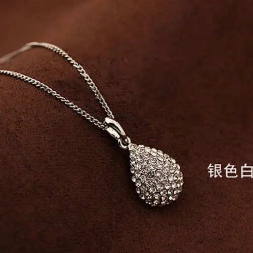 Модные женские туфли со стразами мяч цепи кулон Цепочки и ожерелья Jewelry цвет