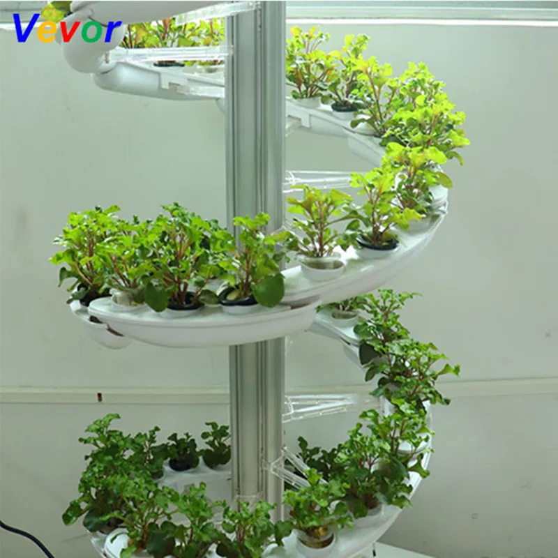 Семейные вертикальные спиральные растения для выращивания гидропонных башен для выращивания растений в помещении гидропонная система зеленое растение для ландшафта оборудование