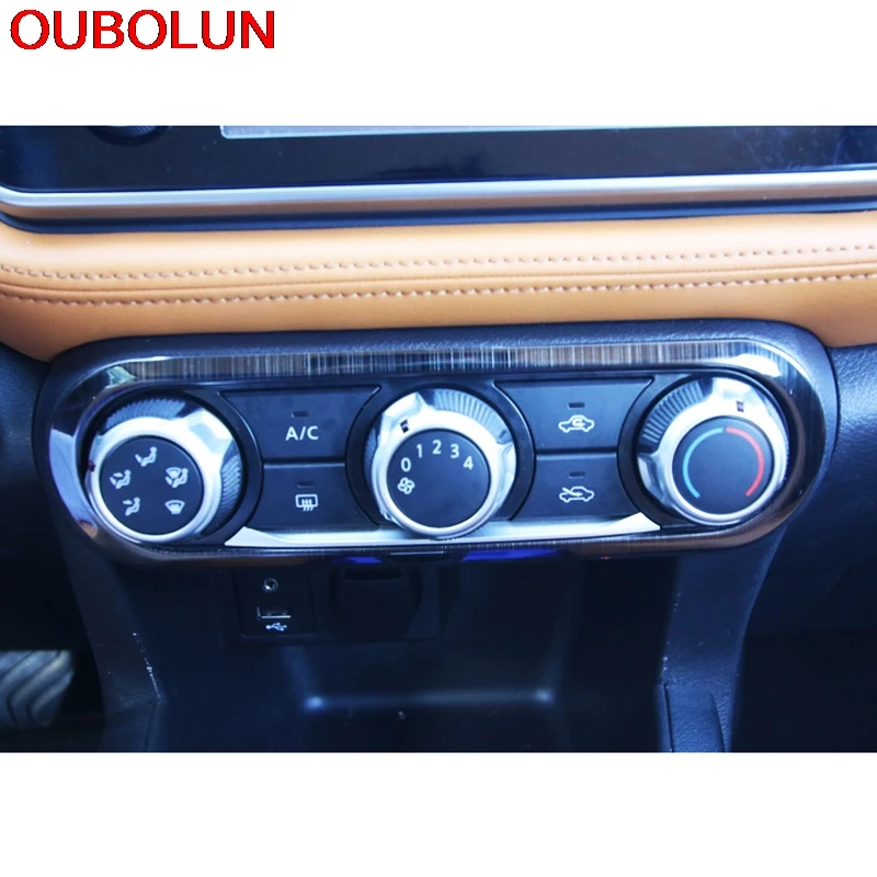 Console Dashboard A//C Air Vent Outlet Cover Trim for Kicks 2016 2017 2018