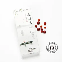 30 шт./лот, традиционные китайские закладки с живописью, подарочные карты, бумага для книг, школьные и офисные принадлежности, винтажные закладки