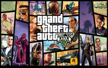 Grand Theft Auto V видеоигра GTA 5 художественный шелковый постер декоративная стена
