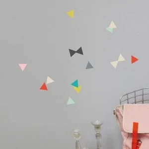 100 шт. золотые треугольники для детской комнаты|wall stick|stick for wallfor kids |