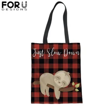 Большая Холщовая Сумка, многоразовая сумка для покупок, милая Складная хлопковая Эко сумка для продуктов, прочная Сумочка