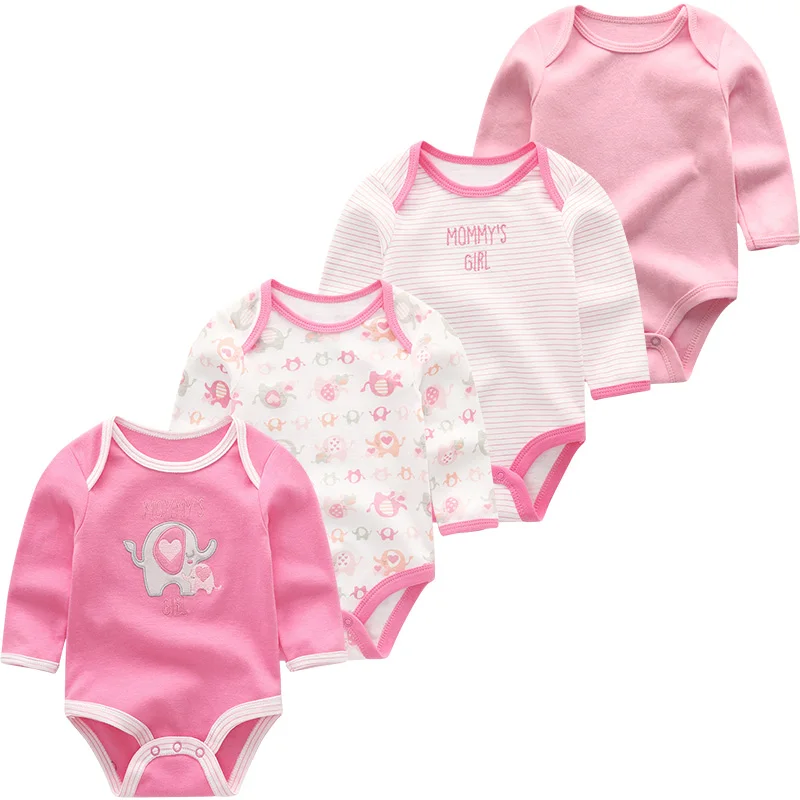 Одежда для новорожденных девочек Комбинезон, костюм для малышей Одежда для маленьких мальчиков Хлопковая пижама с длинными рукавами для младенцев возрастом от 3 до 12 месяцев ropa de bebe - Цвет: BDL4033