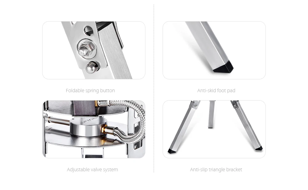 Bulin BL100 - B16 - A Outdoor Camping Picnic Foldable Split Gas Stove Portable BBQ Gear
