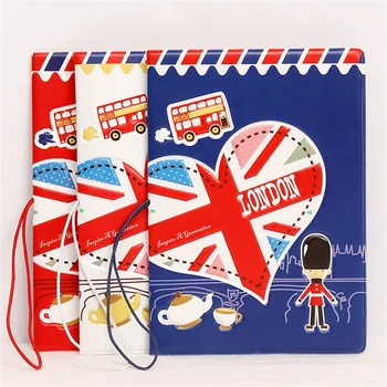 

Travel Love London ID Card Holder Passport Holder PVC Leather 3D Design Passport Cover 14*10CM Passport Holder