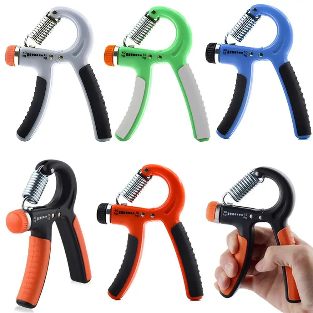 

Hand Grip Strengthener Strength Trainer Adjustable Resistance 22-88 Lbs Hand Exerciser Non-slip Gripper for Athletes Kid BB55