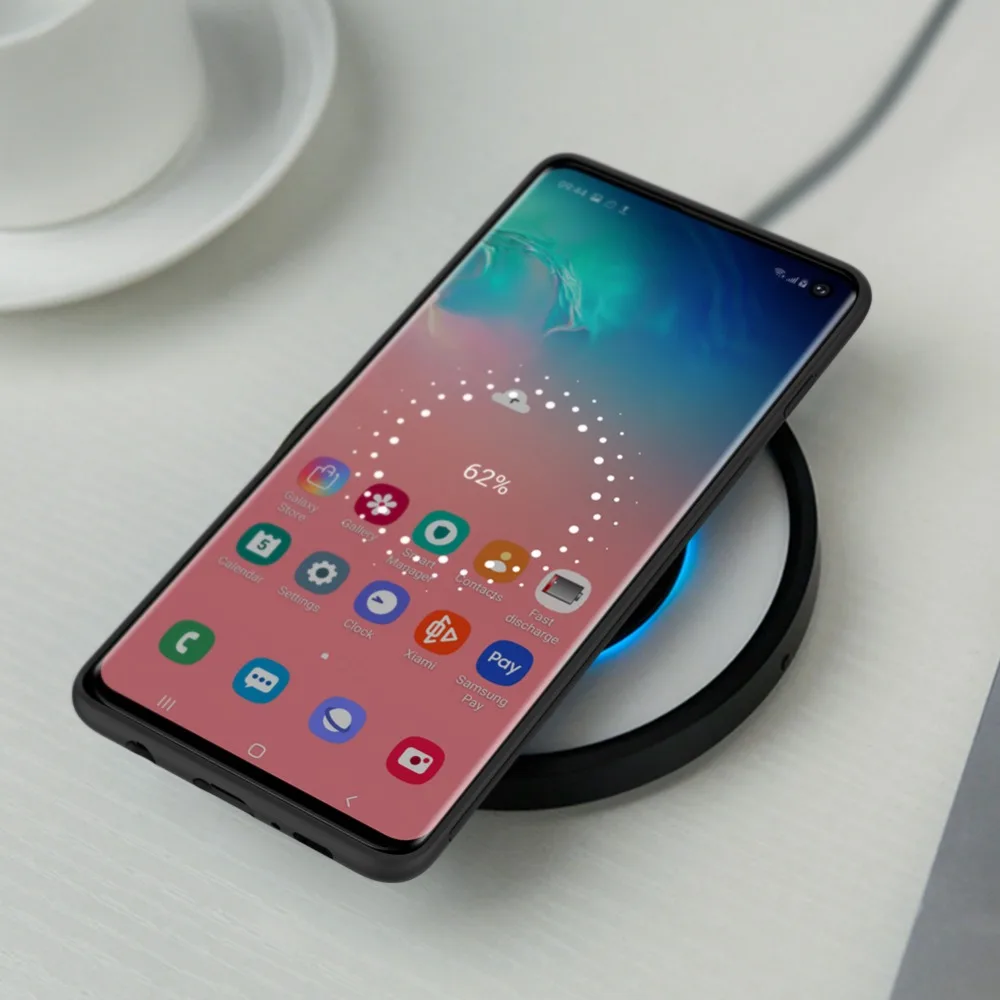 Чехол NILLKIN Magic для samsung Galaxy S10/S10 Plus/S10e адсорбционный магнит чехол автомобильный магнитный держатель Беспроводное зарядное устройство задняя крышка